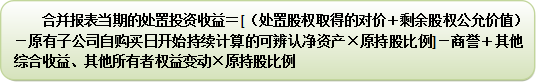 2015注會《會計》考試知識點：投資處理